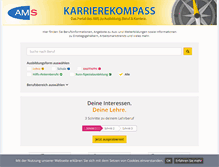 Tablet Screenshot of karrierekompass.at